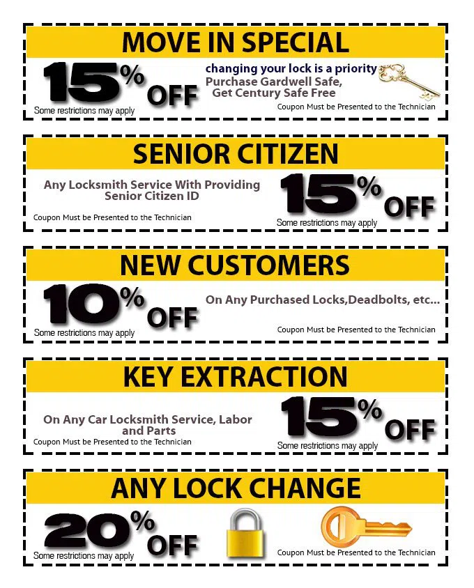 Security Locksmith Services Cincinnati, OH 513-494-3062 - coupon-img